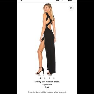 Superdown Maxi Slit dress